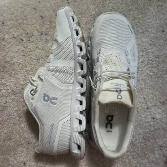 On Running Shoes - On Running Cloud White Athletic Shoes